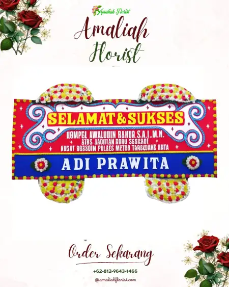 Papan Bunga Ucapan Selamat Seda